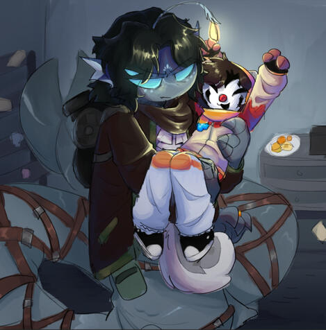 new "rushed" art 2 characters full body